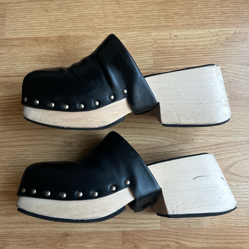 Marsell bottone zoccolo wooden clogs size 8, could fit an 8.5 or 9